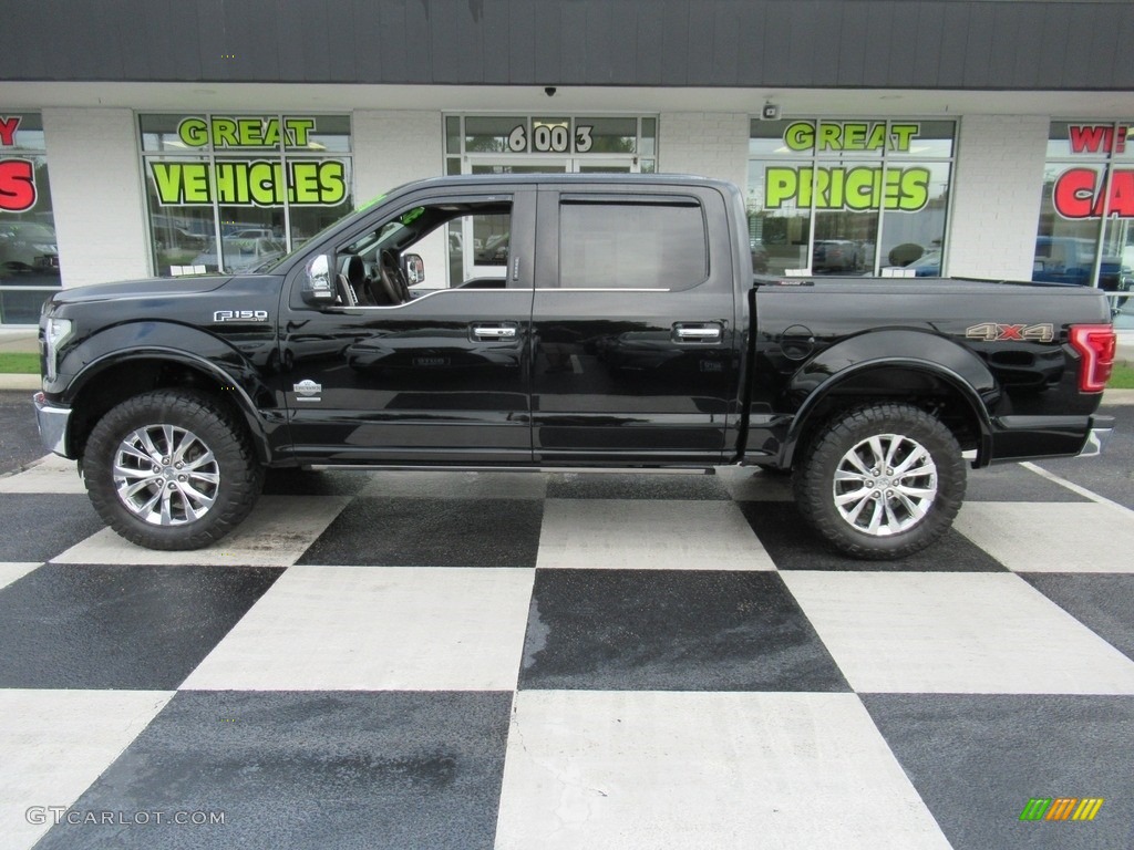 2016 F150 King Ranch SuperCrew 4x4 - Shadow Black / King Ranch Java photo #1