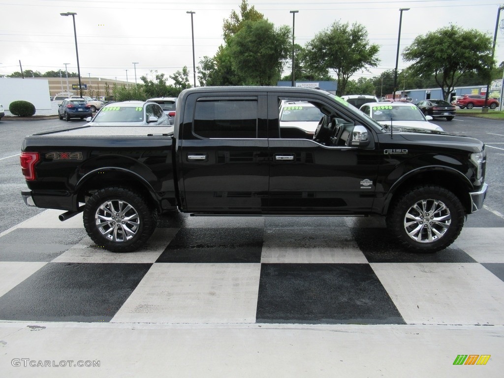 2016 F150 King Ranch SuperCrew 4x4 - Shadow Black / King Ranch Java photo #3