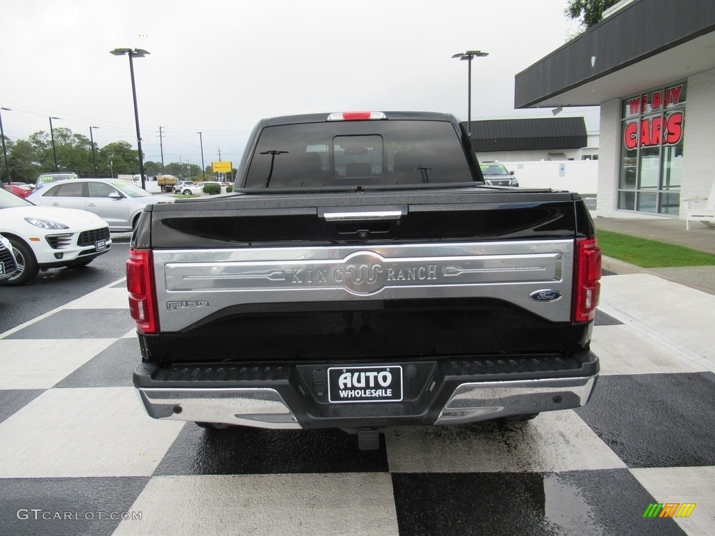 2016 F150 King Ranch SuperCrew 4x4 - Shadow Black / King Ranch Java photo #4