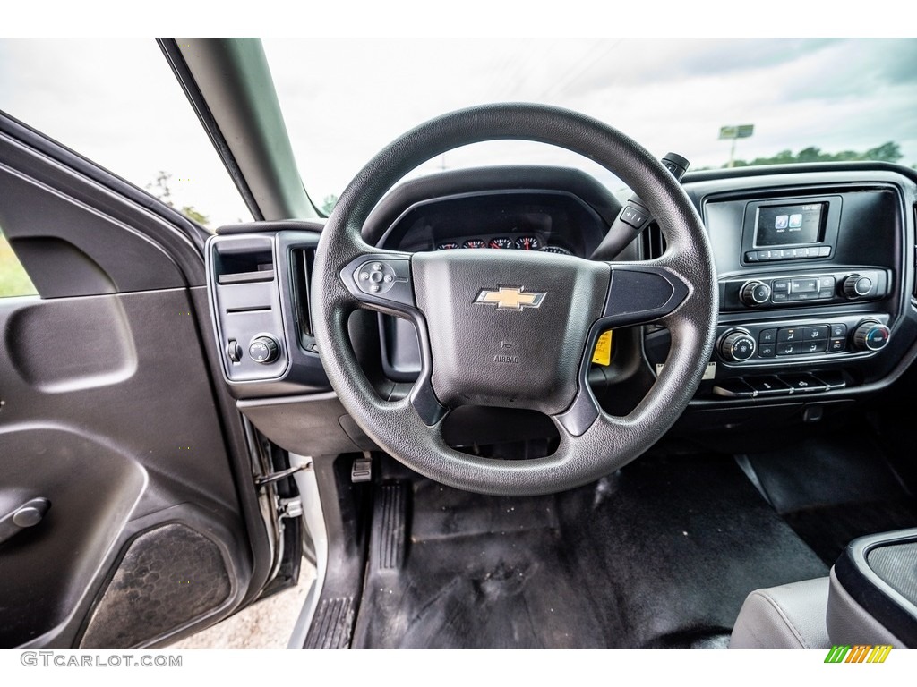 2016 Chevrolet Silverado 1500 LS Regular Cab Dark Ash/Jet Black Steering Wheel Photo #142934794