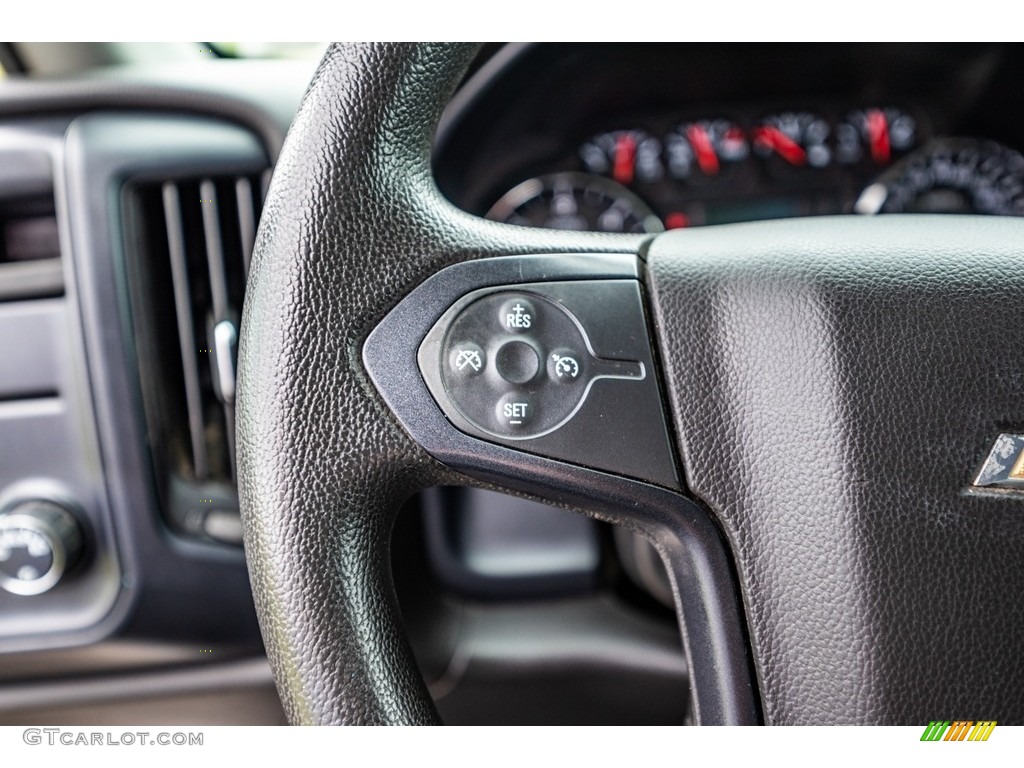 2016 Chevrolet Silverado 1500 LS Regular Cab Dark Ash/Jet Black Steering Wheel Photo #142934820