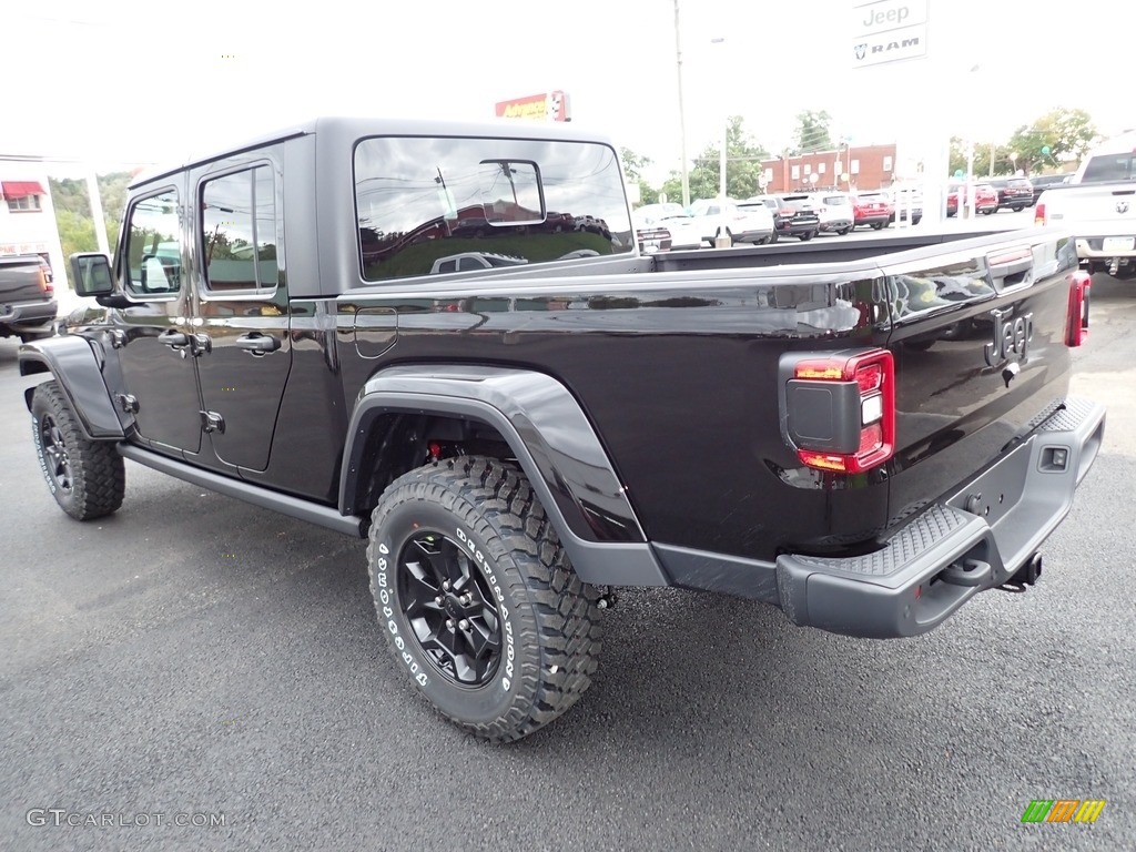 2021 Gladiator Willys 4x4 - Black / Black photo #3