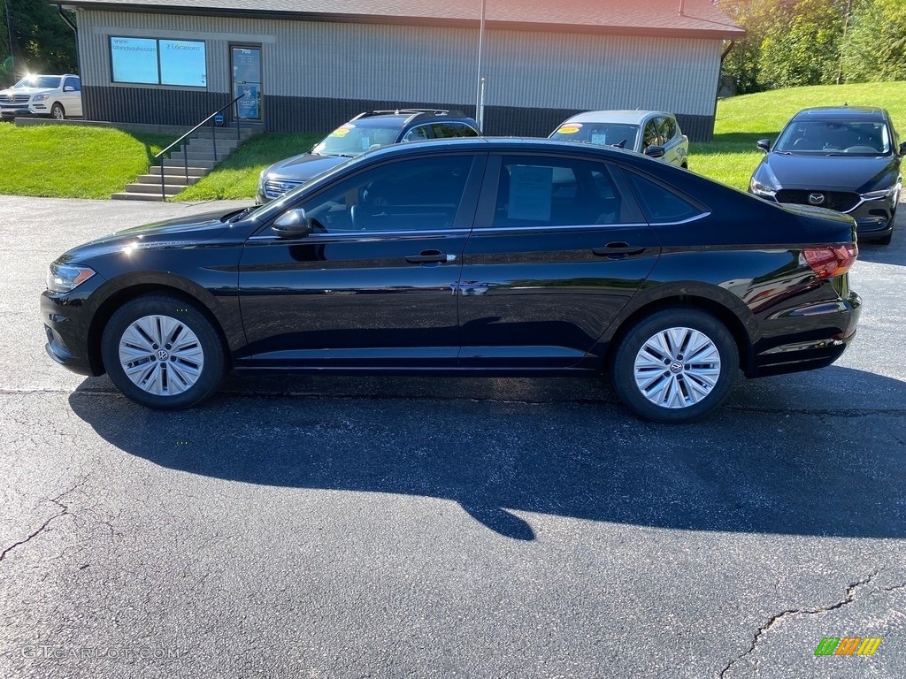 2019 Jetta S - Black / Titan Black photo #1