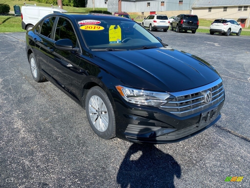 2019 Jetta S - Black / Titan Black photo #4