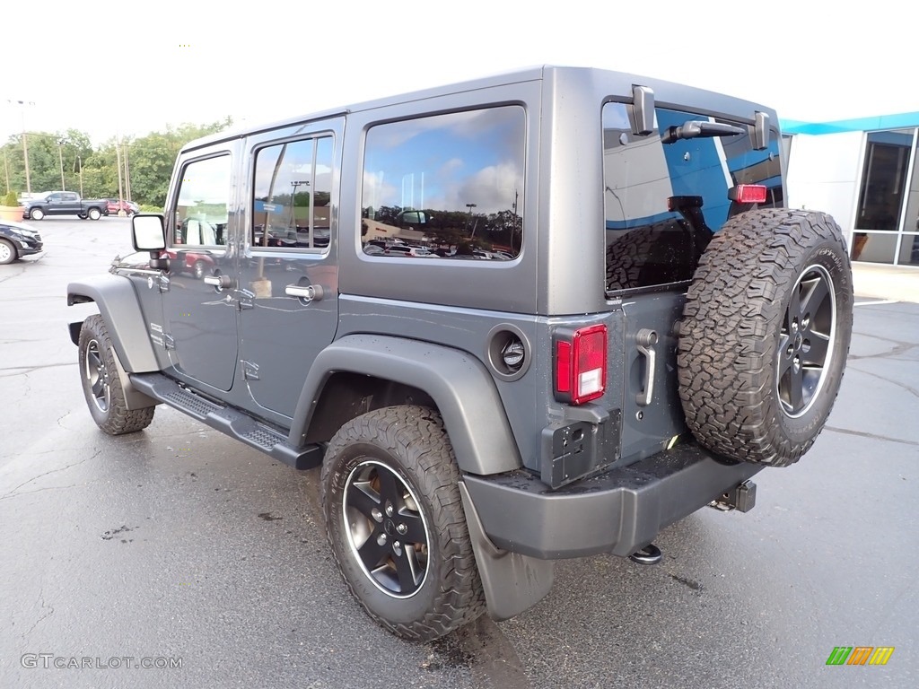 2018 Wrangler Unlimited Sport 4x4 - Rhino / Black photo #4