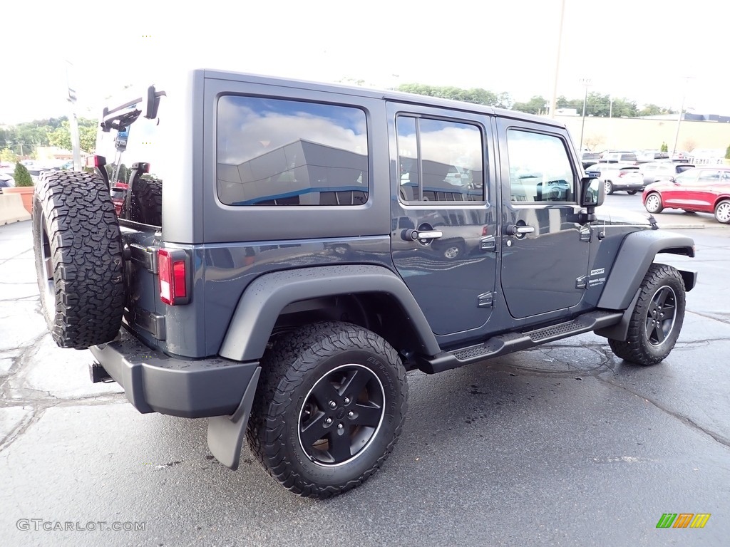 2018 Wrangler Unlimited Sport 4x4 - Rhino / Black photo #8