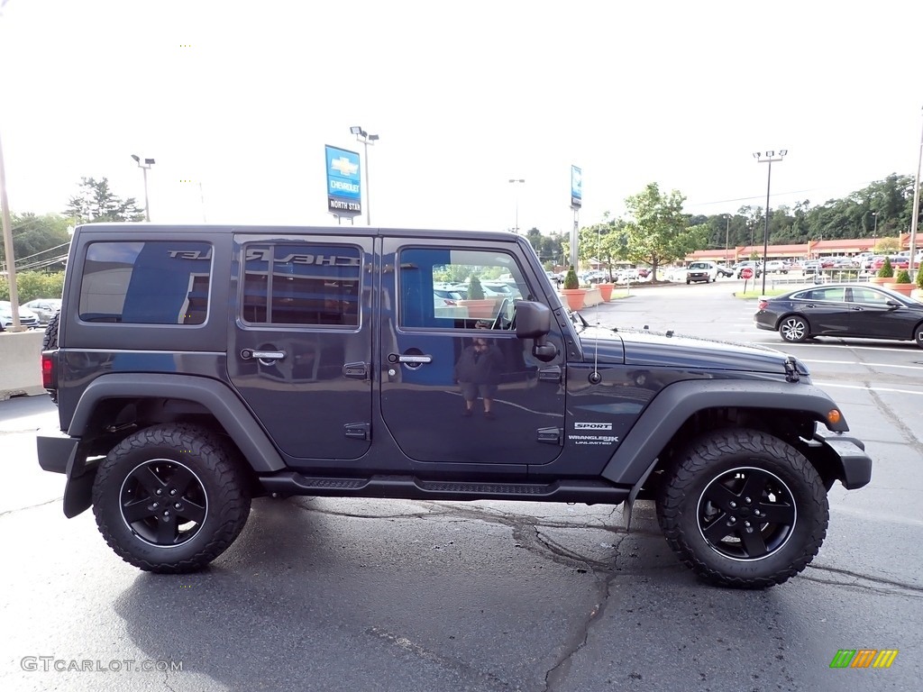 2018 Wrangler Unlimited Sport 4x4 - Rhino / Black photo #9