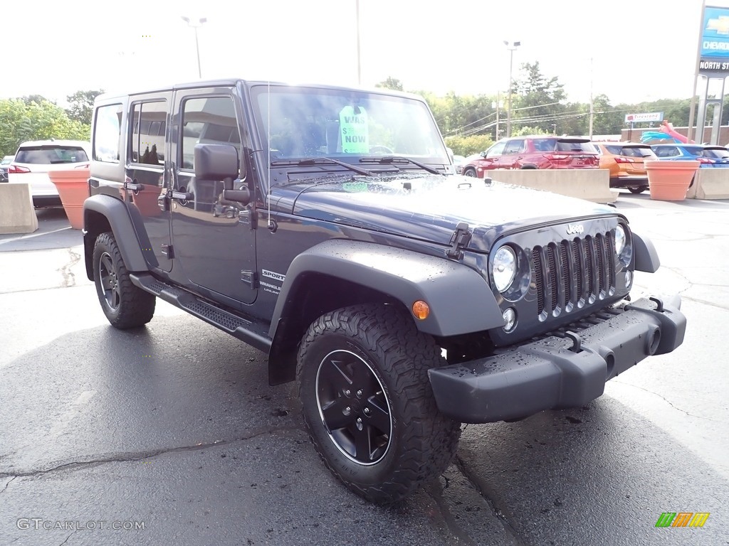 2018 Wrangler Unlimited Sport 4x4 - Rhino / Black photo #10