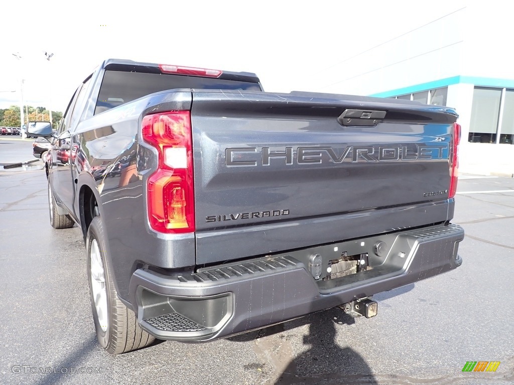 2020 Silverado 1500 Custom Crew Cab 4x4 - Shadow Gray Metallic / Jet Black photo #5