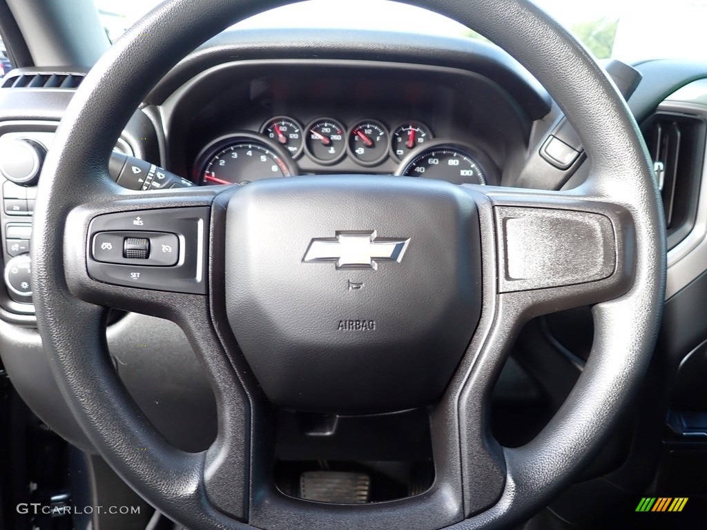 2020 Silverado 1500 Custom Crew Cab 4x4 - Shadow Gray Metallic / Jet Black photo #25