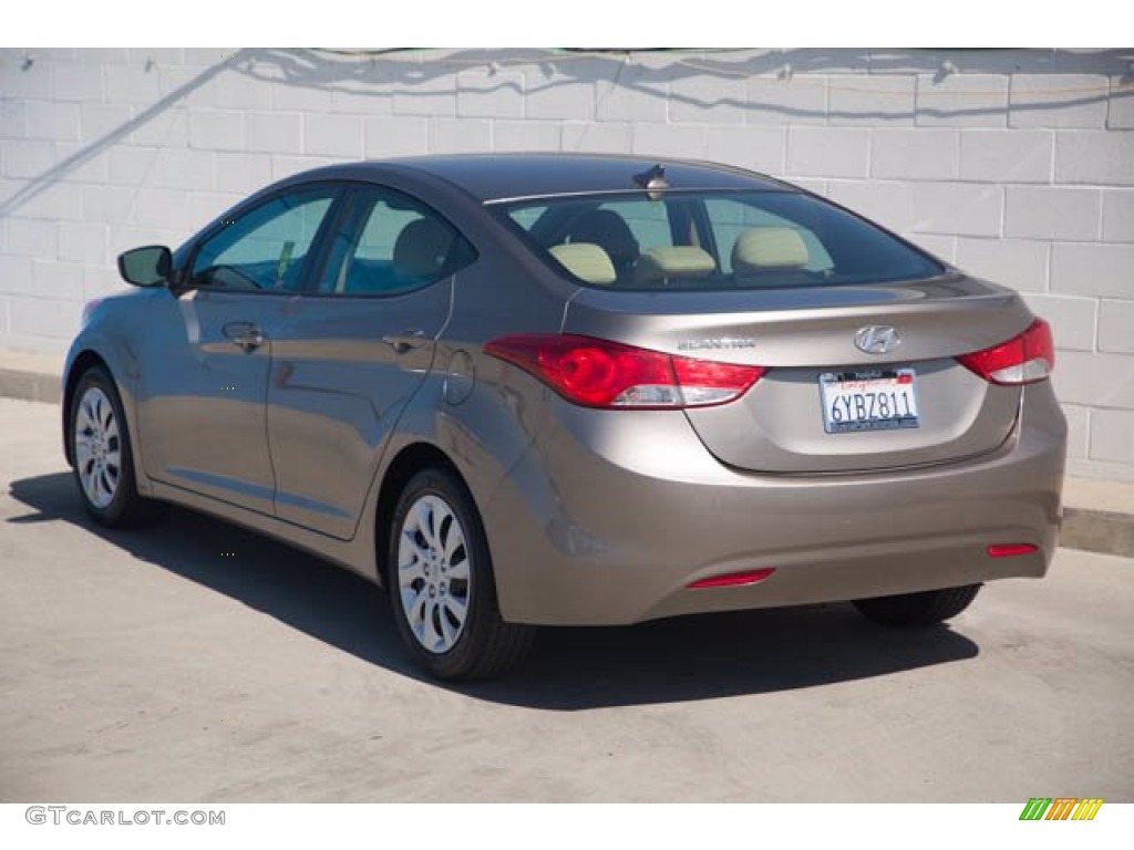 2013 Elantra GLS - Desert Bronze / Beige photo #2