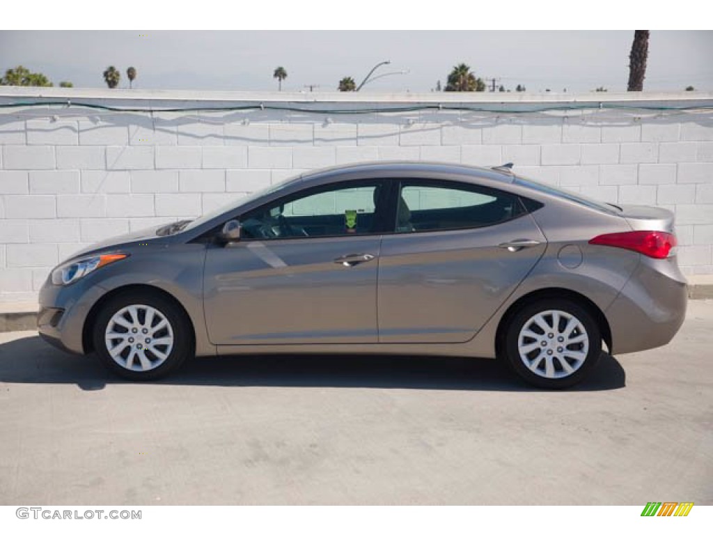 2013 Elantra GLS - Desert Bronze / Beige photo #10