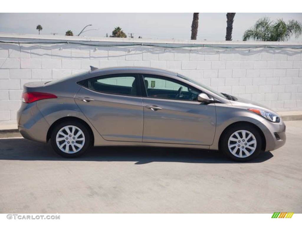 2013 Elantra GLS - Desert Bronze / Beige photo #14