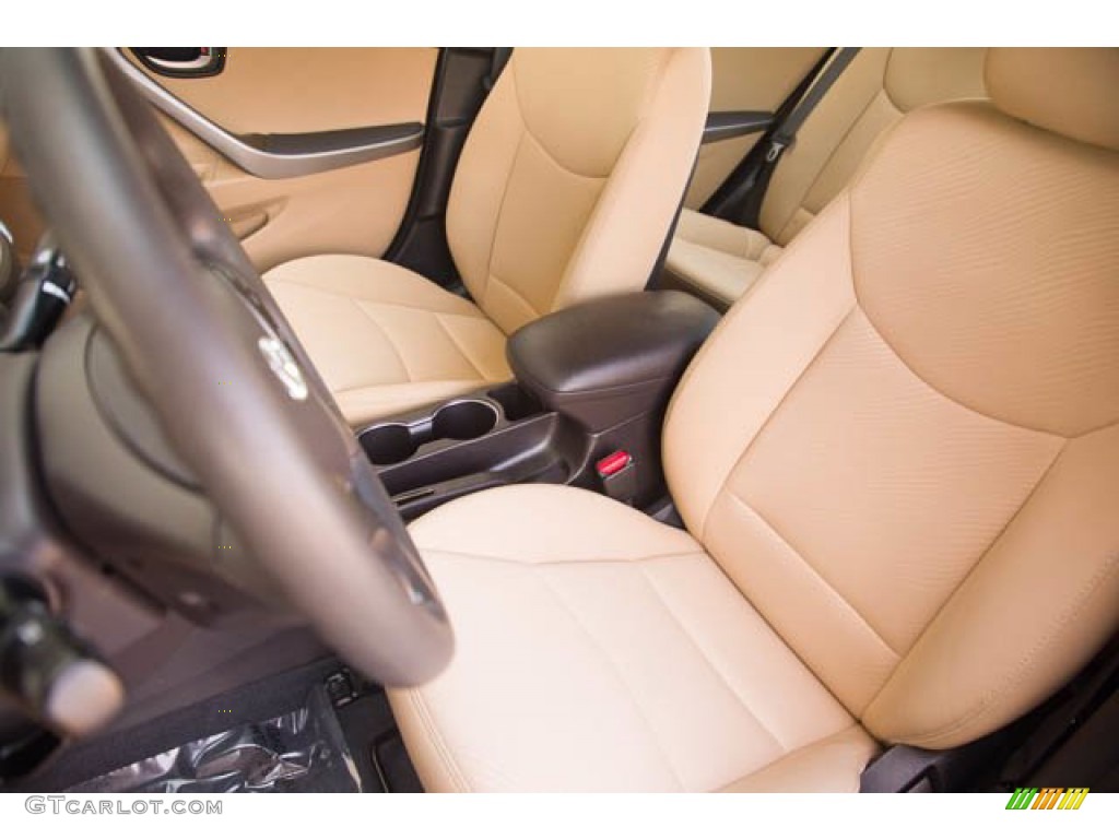 2013 Elantra GLS - Desert Bronze / Beige photo #16