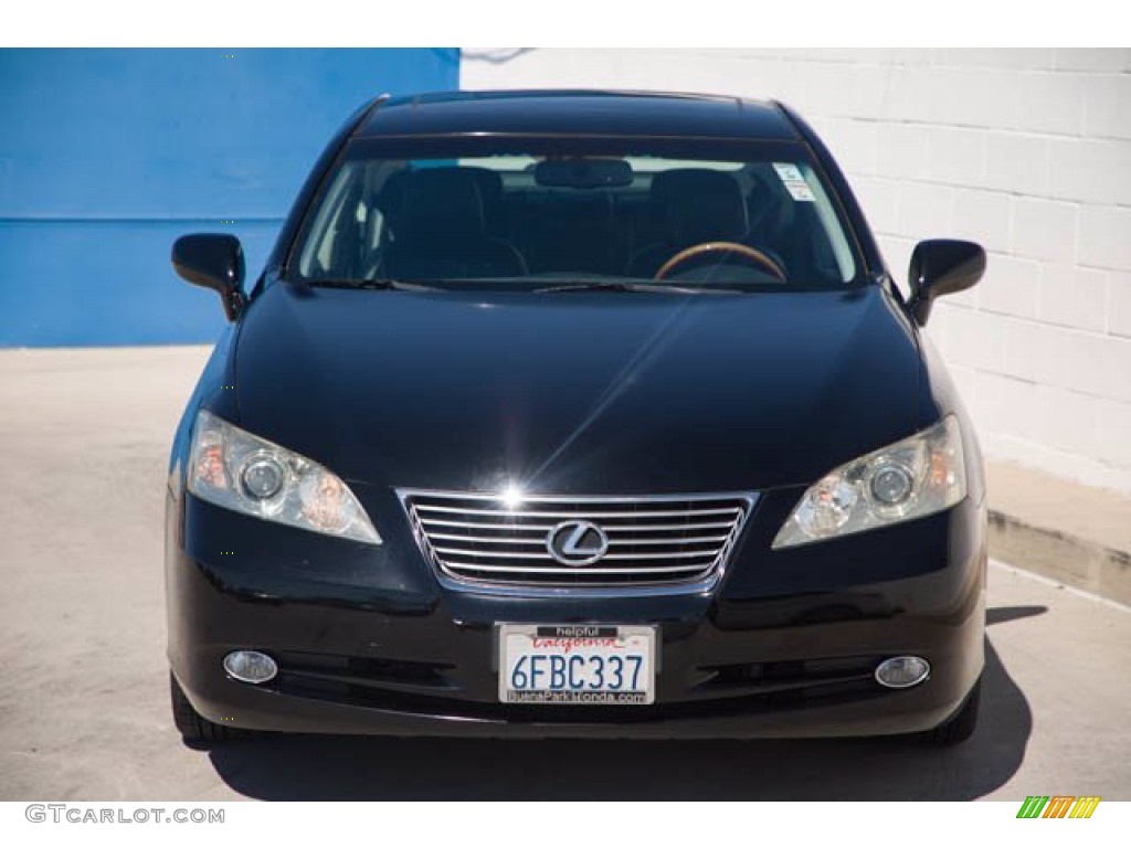 2008 ES 350 - Obsidian Black / Black photo #7