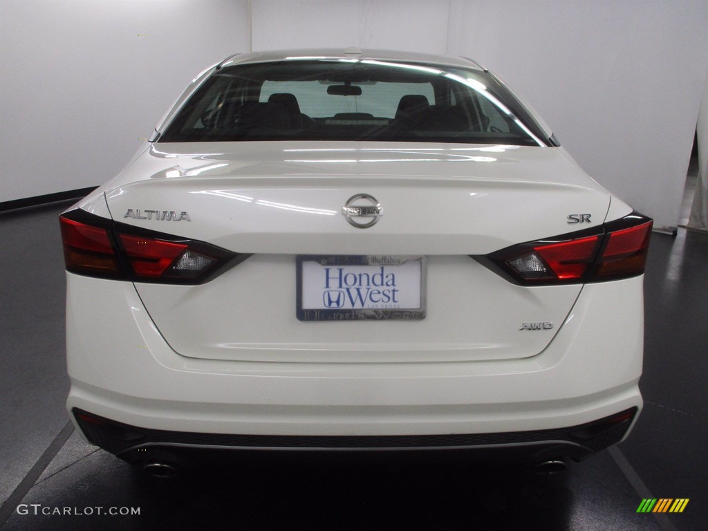 2019 Altima SR AWD - Pearl White / Charcoal photo #6