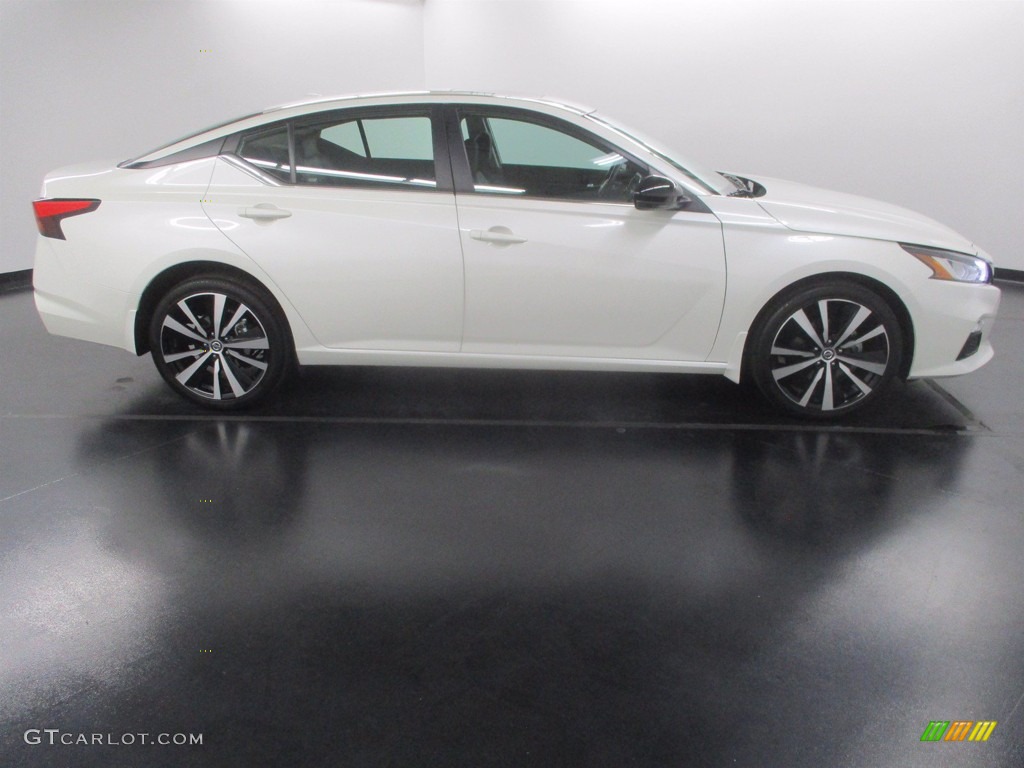 2019 Altima SR AWD - Pearl White / Charcoal photo #8