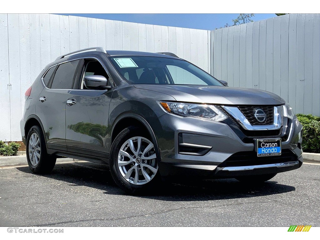 Gun Metallic 2018 Nissan Rogue SV Exterior Photo #142940709