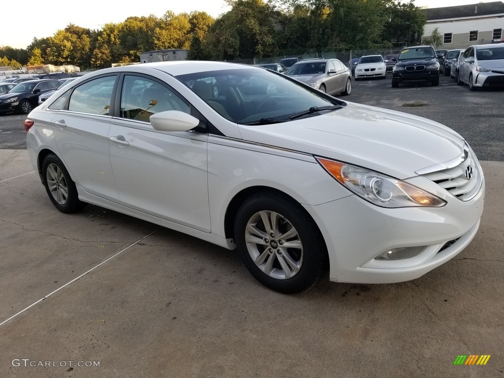 2013 Sonata GLS - Iridescent Silver Blue Pearl / Camel photo #2