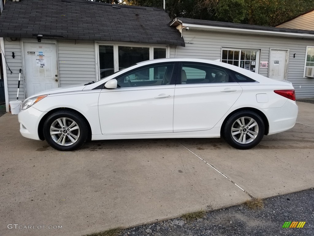 2013 Sonata GLS - Iridescent Silver Blue Pearl / Camel photo #5