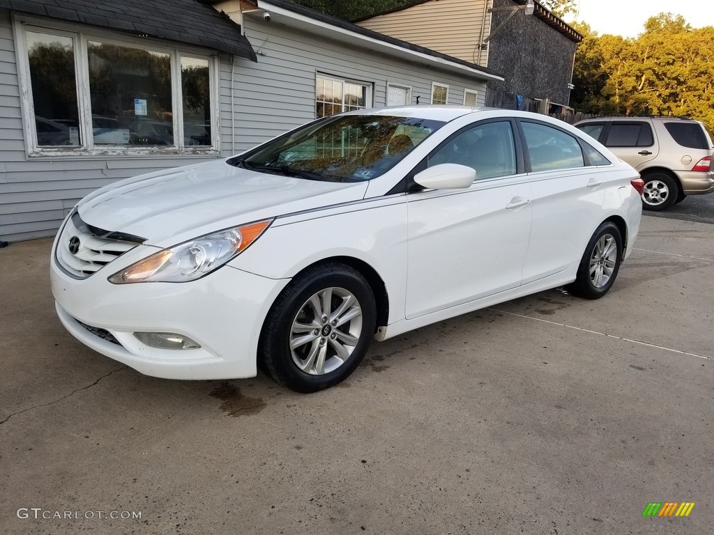 2013 Sonata GLS - Iridescent Silver Blue Pearl / Camel photo #10