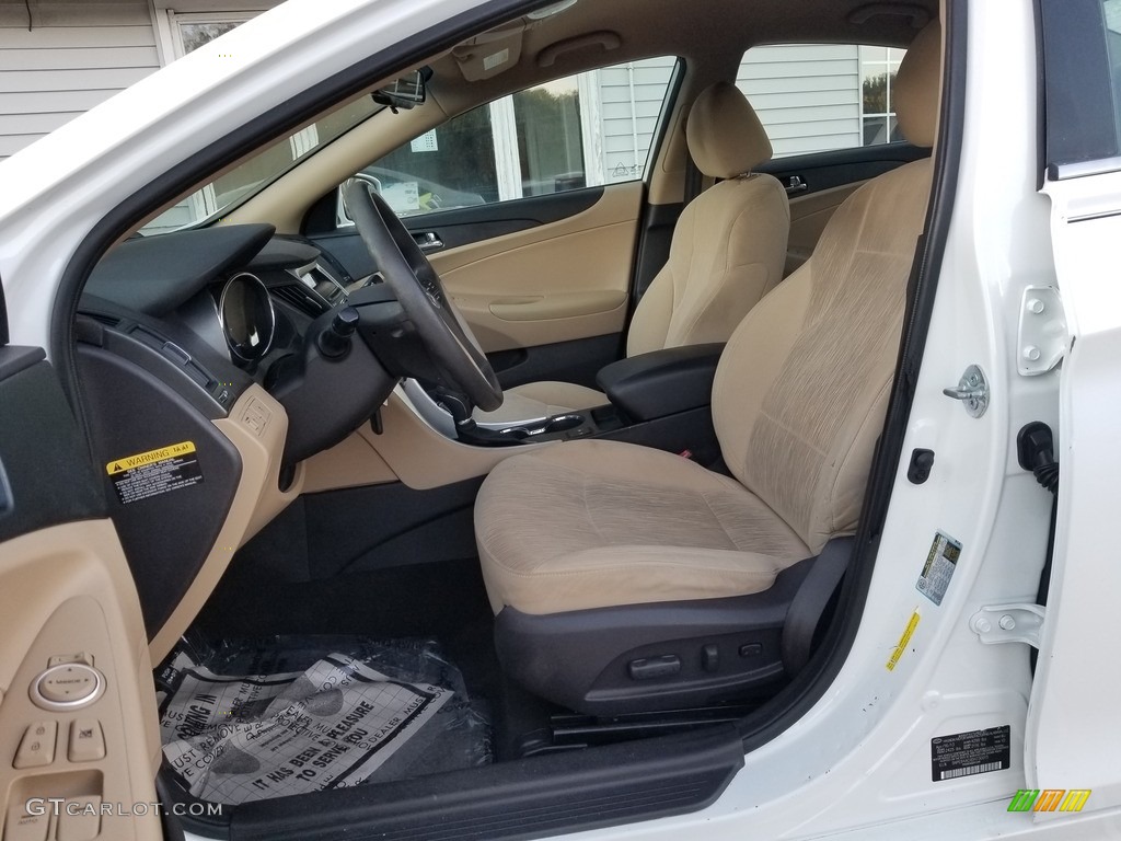 2013 Sonata GLS - Iridescent Silver Blue Pearl / Camel photo #11