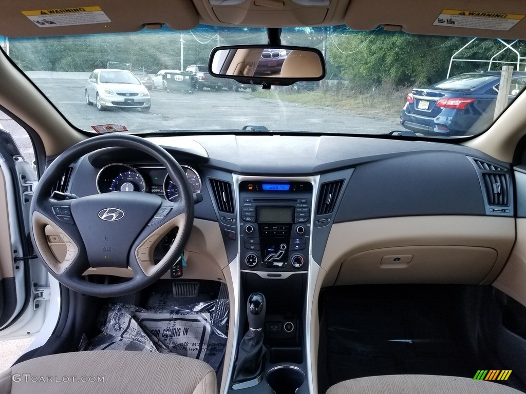 2013 Sonata GLS - Iridescent Silver Blue Pearl / Camel photo #17