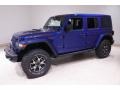 Ocean Blue Metallic - Wrangler Unlimited Rubicon 4x4 Photo No. 3
