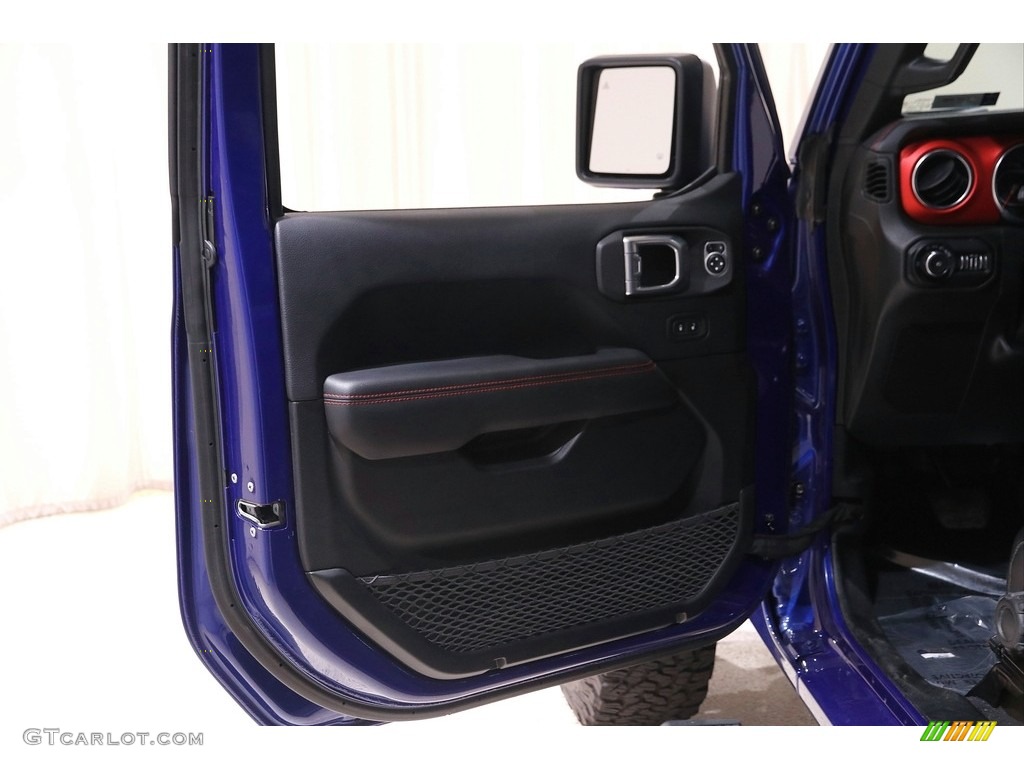 2019 Wrangler Unlimited Rubicon 4x4 - Ocean Blue Metallic / Black photo #4