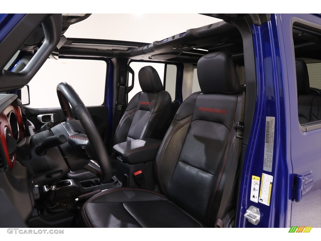 2019 Wrangler Unlimited Rubicon 4x4 - Ocean Blue Metallic / Black photo #6