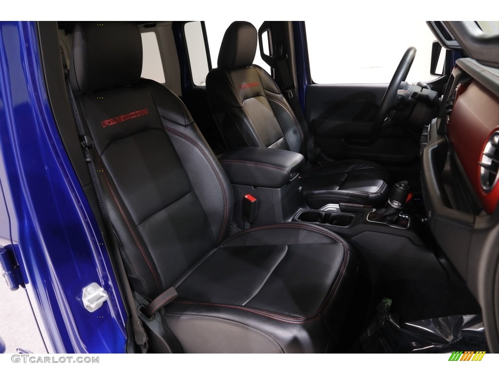 2019 Wrangler Unlimited Rubicon 4x4 - Ocean Blue Metallic / Black photo #18