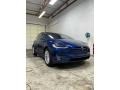 2021 Deep Blue Metallic Tesla Model X Long Range  photo #19