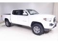 Super White 2019 Toyota Tacoma SR5 Double Cab 4x4