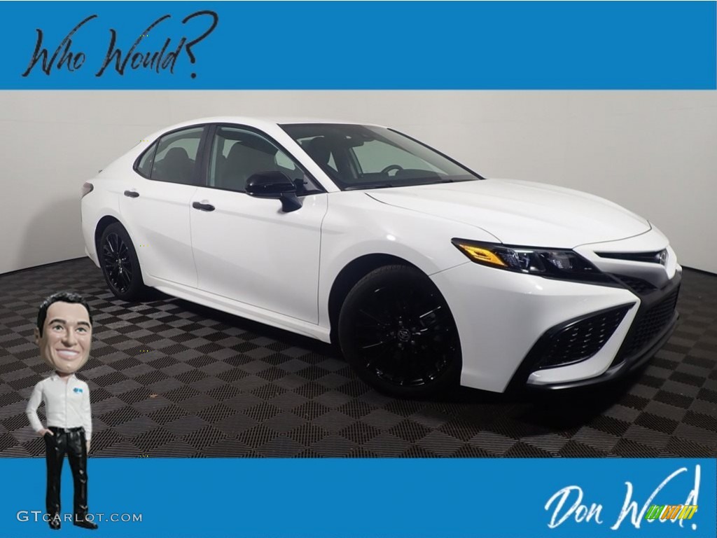 2021 Super White Toyota Camry SE Nightshade 142940929 Photo 18 Car Color