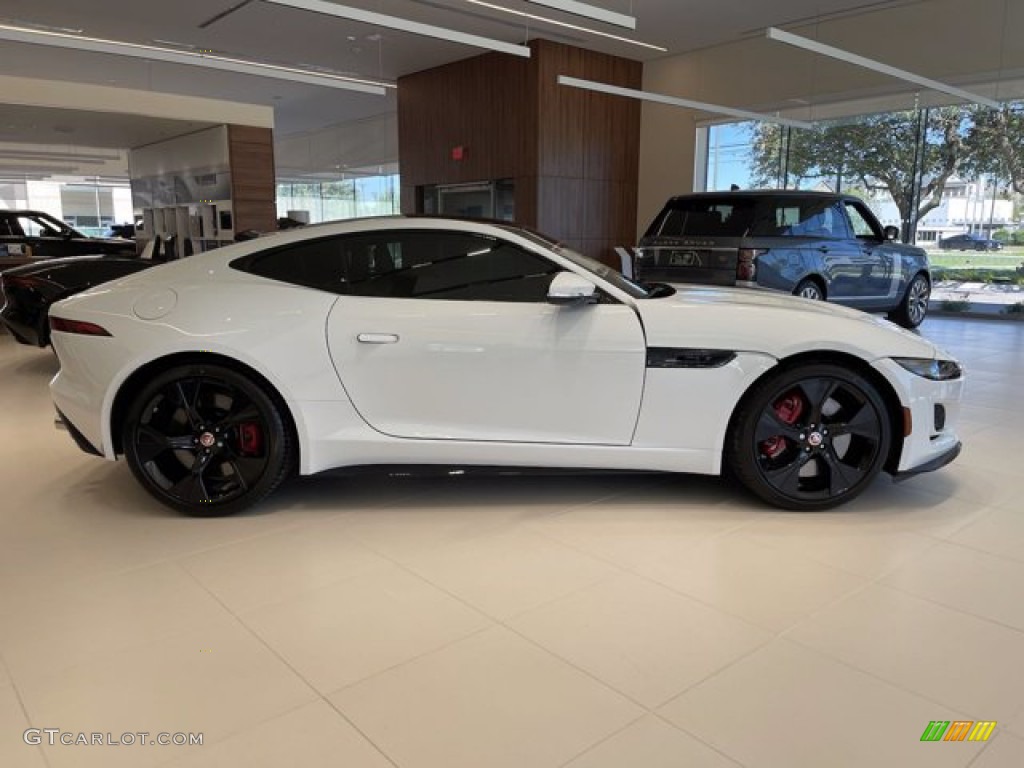 Fuji White 2022 Jaguar F-TYPE P450 AWD Coupe Exterior Photo #142945854