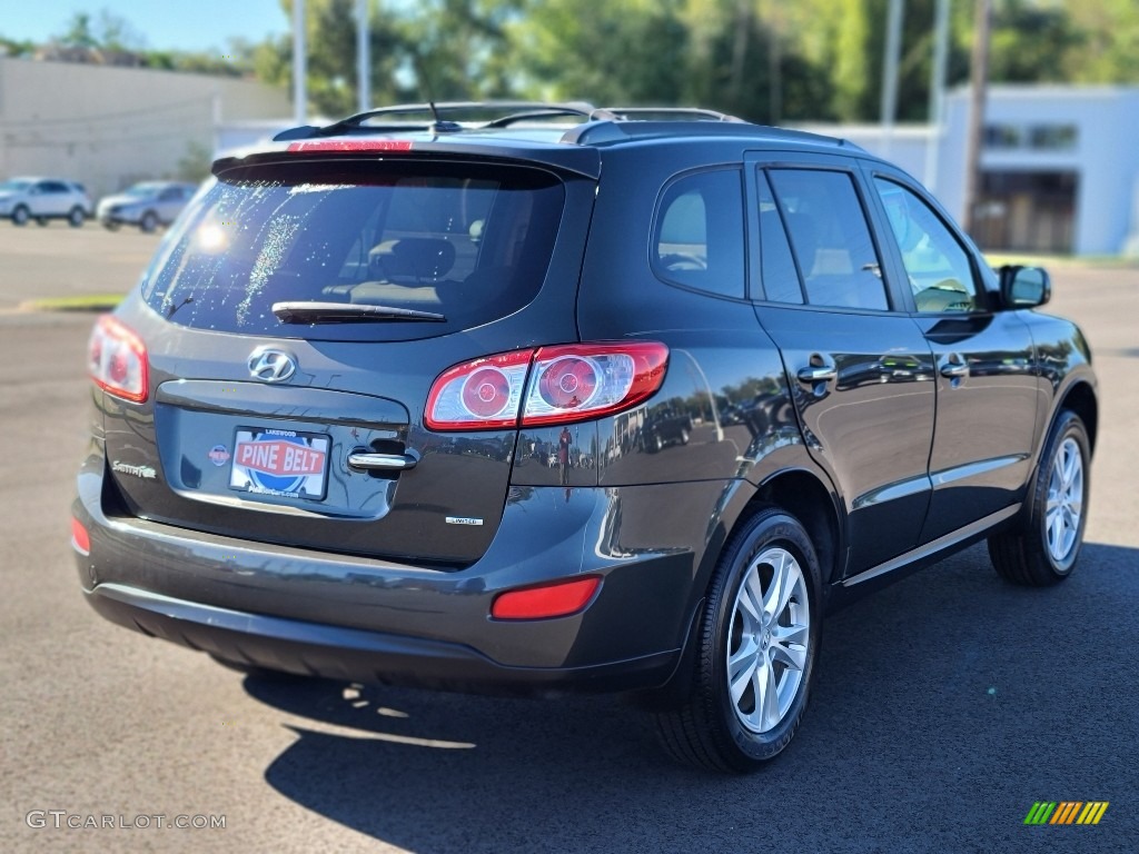 2012 Santa Fe Limited - Black Forest Green / Beige photo #17