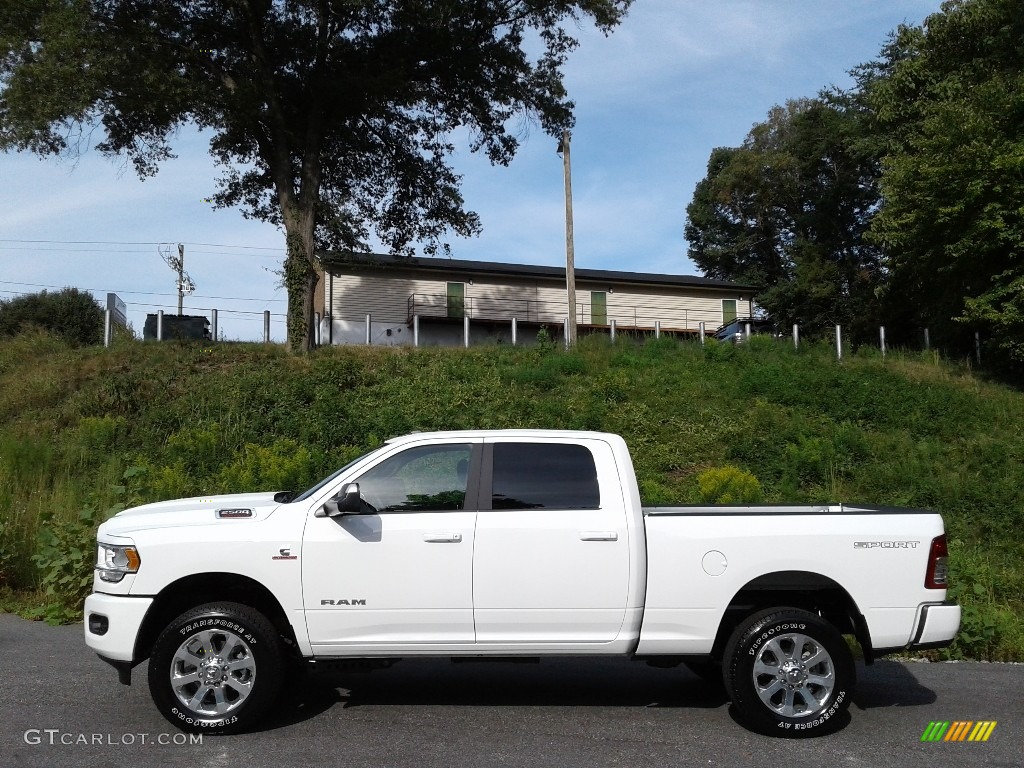 Bright White 2022 Ram 2500 Big Horn Crew Cab 4x4 Exterior Photo #142947108