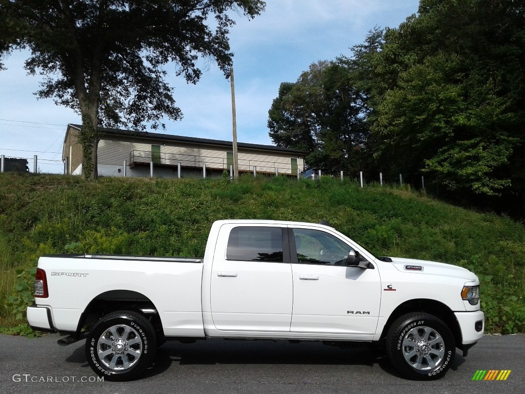 Bright White 2022 Ram 2500 Big Horn Crew Cab 4x4 Exterior Photo #142947201