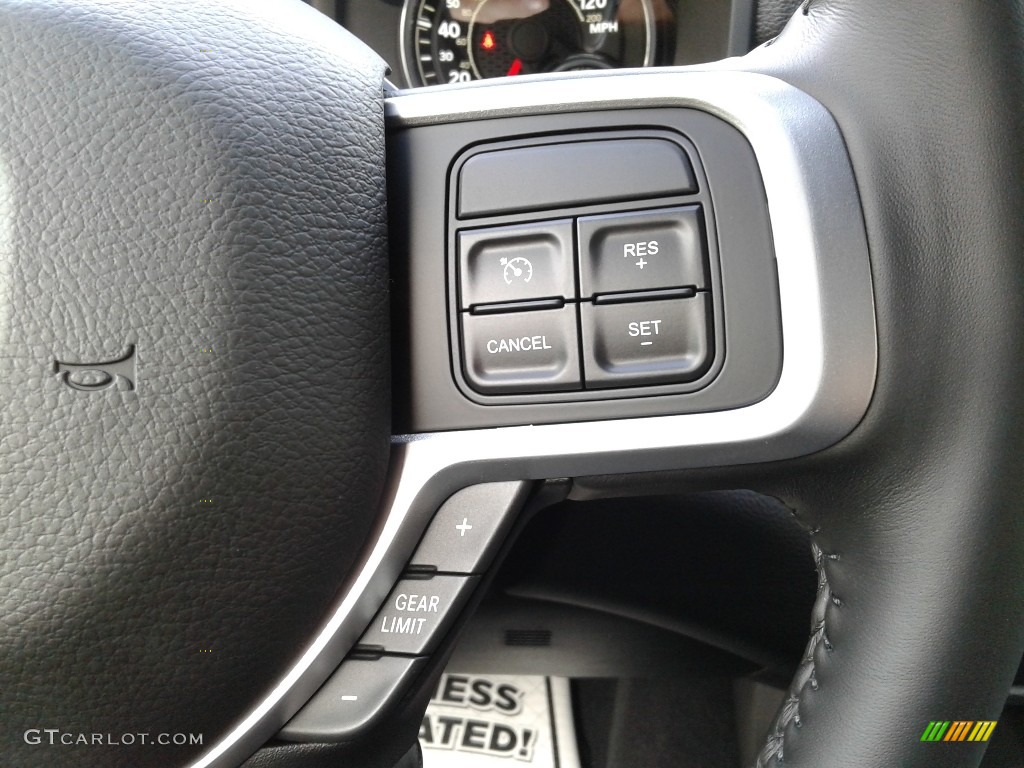 2022 Ram 2500 Big Horn Crew Cab 4x4 Black Steering Wheel Photo #142947564