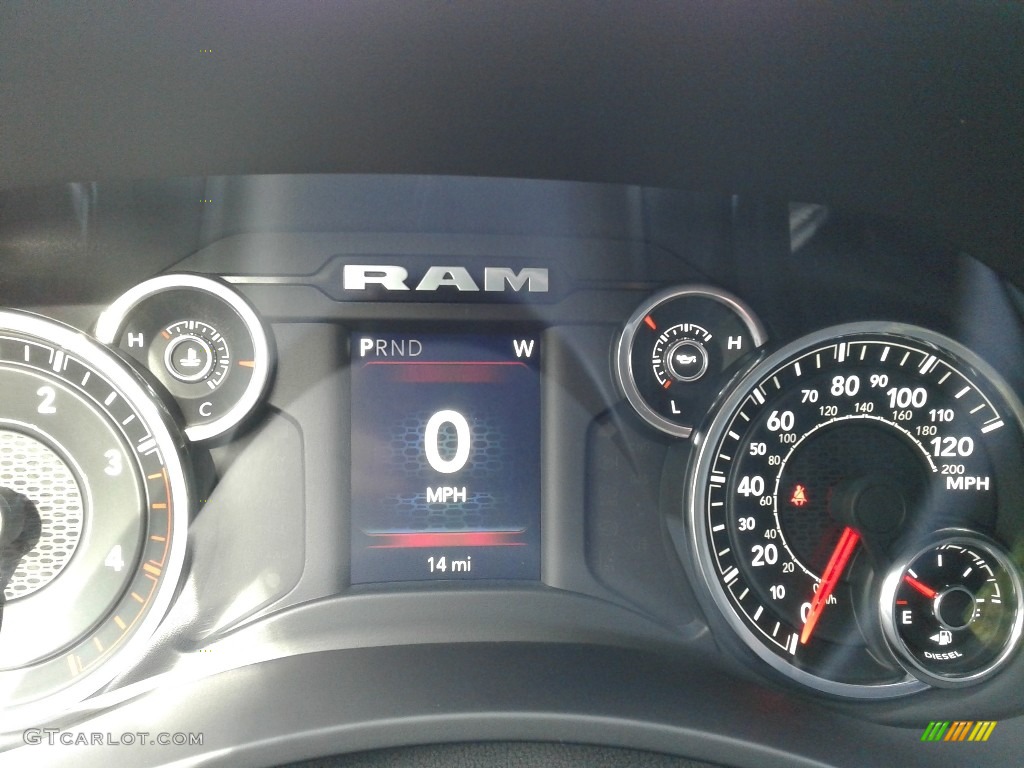 2022 Ram 2500 Big Horn Crew Cab 4x4 Gauges Photo #142947591