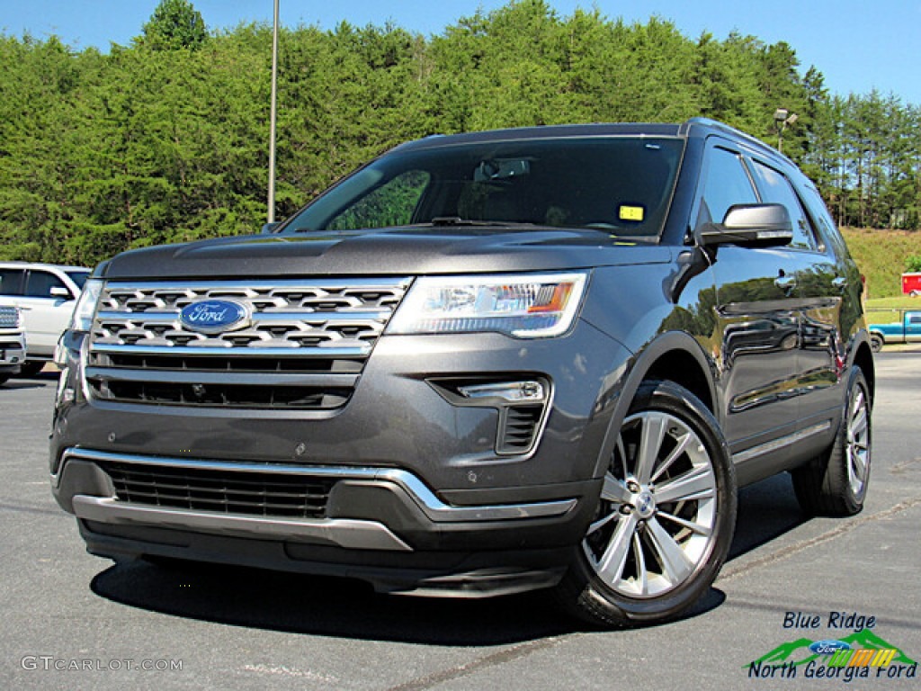 2018 Explorer Limited 4WD - Magnetic Metallic / Ebony Black photo #1