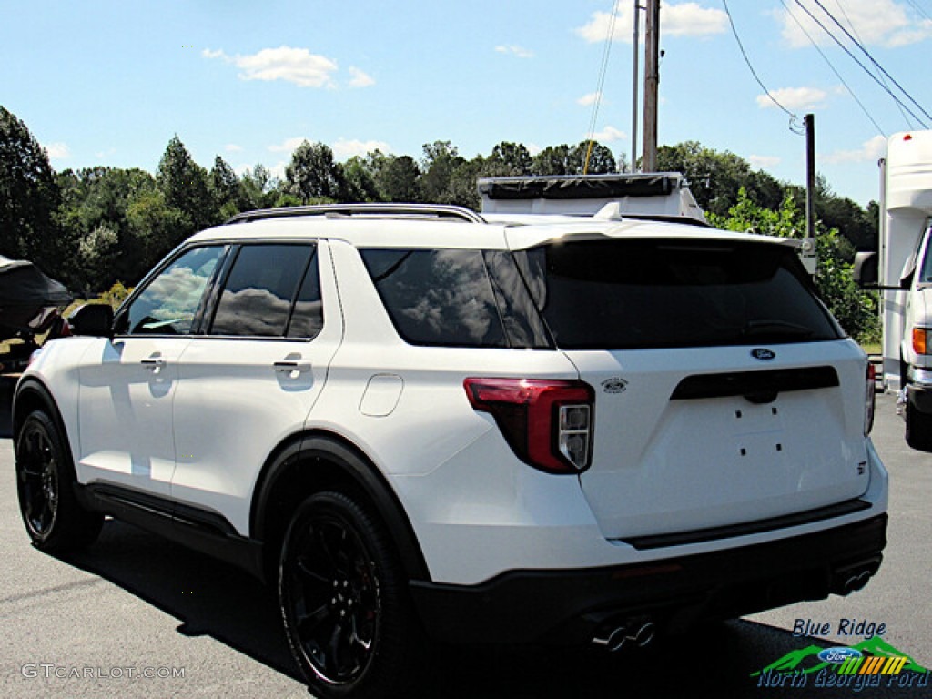 2021 Explorer ST 4WD - Star White Metallic Tri-Coat / Ebony photo #3