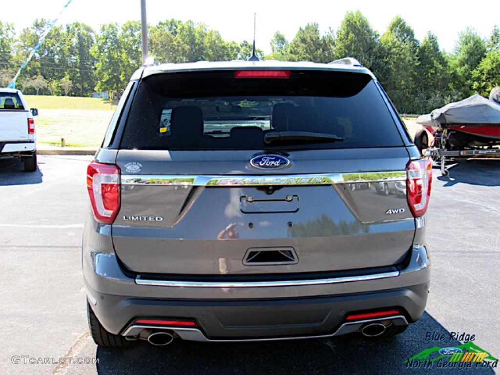 2018 Explorer Limited 4WD - Magnetic Metallic / Ebony Black photo #4