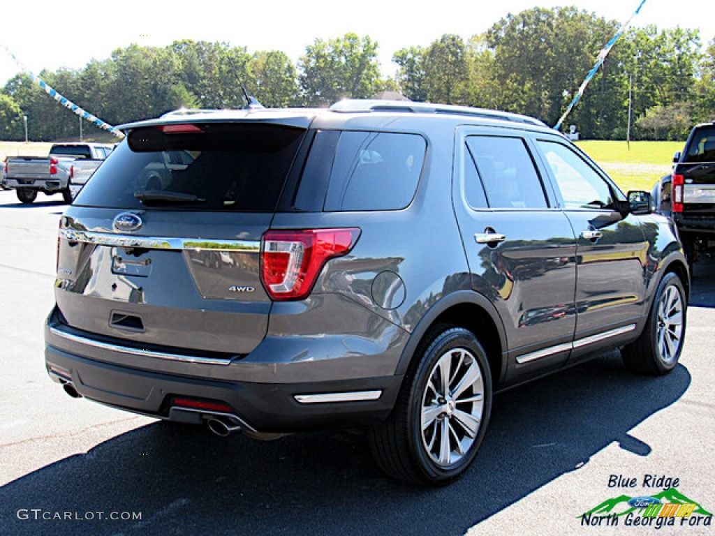 2018 Explorer Limited 4WD - Magnetic Metallic / Ebony Black photo #5