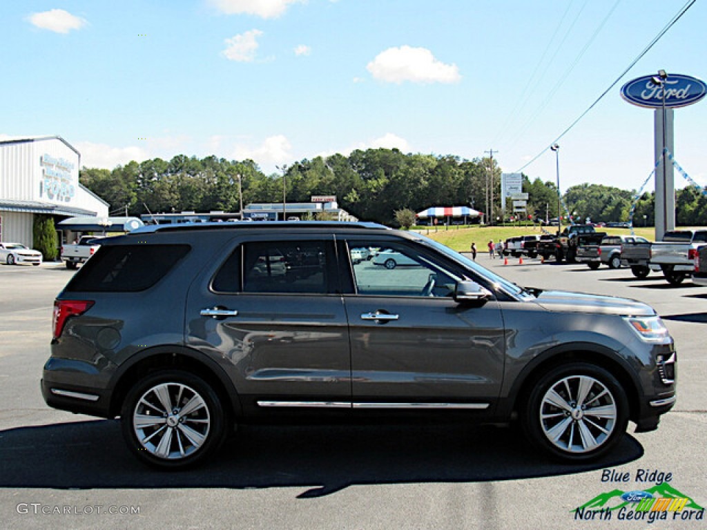 2018 Explorer Limited 4WD - Magnetic Metallic / Ebony Black photo #6