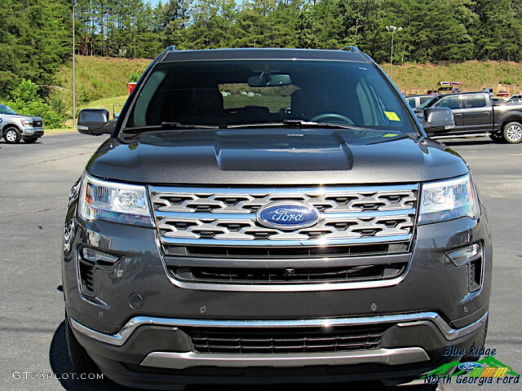 2018 Explorer Limited 4WD - Magnetic Metallic / Ebony Black photo #8