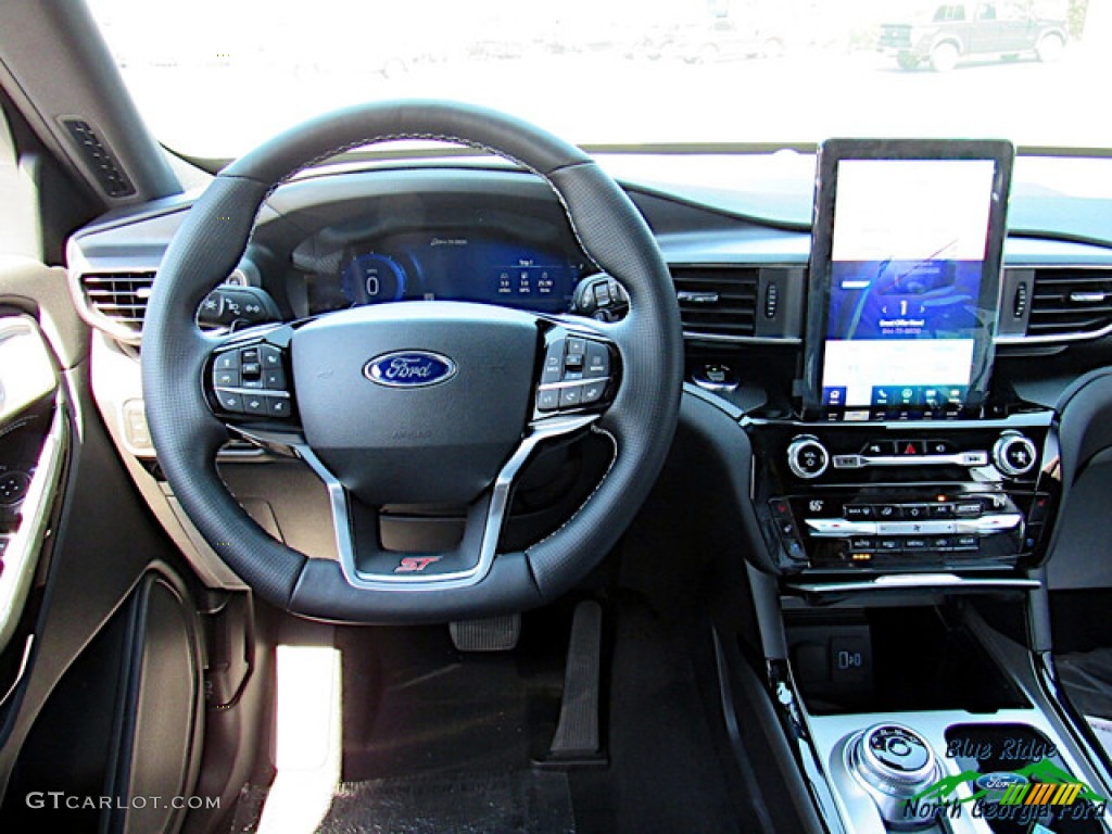 2021 Explorer ST 4WD - Carbonized Gray Metallic / Ebony photo #16