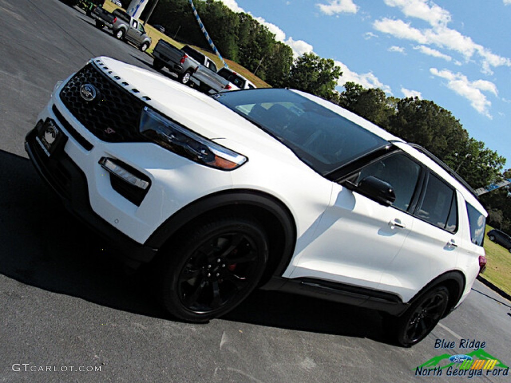 2021 Explorer ST 4WD - Star White Metallic Tri-Coat / Ebony photo #26
