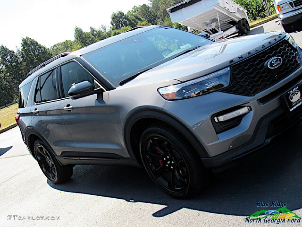 2021 Explorer ST 4WD - Carbonized Gray Metallic / Ebony photo #28