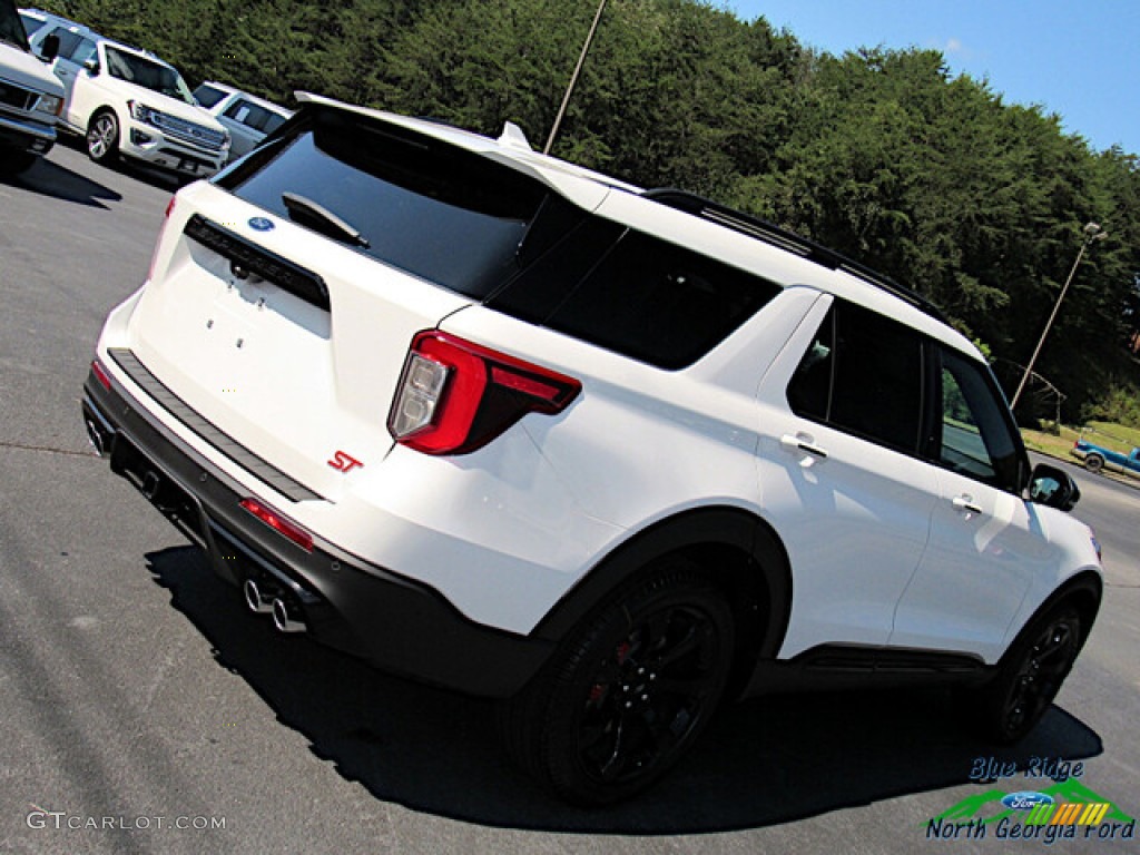 2021 Explorer ST 4WD - Star White Metallic Tri-Coat / Ebony photo #28